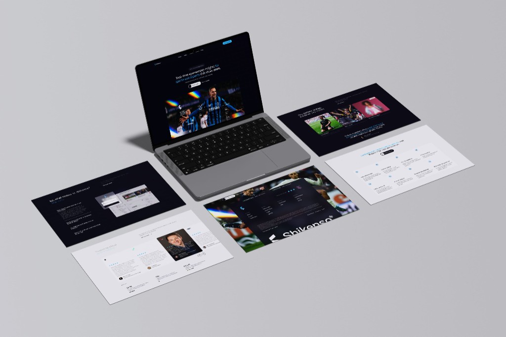 Shikenso website design preview