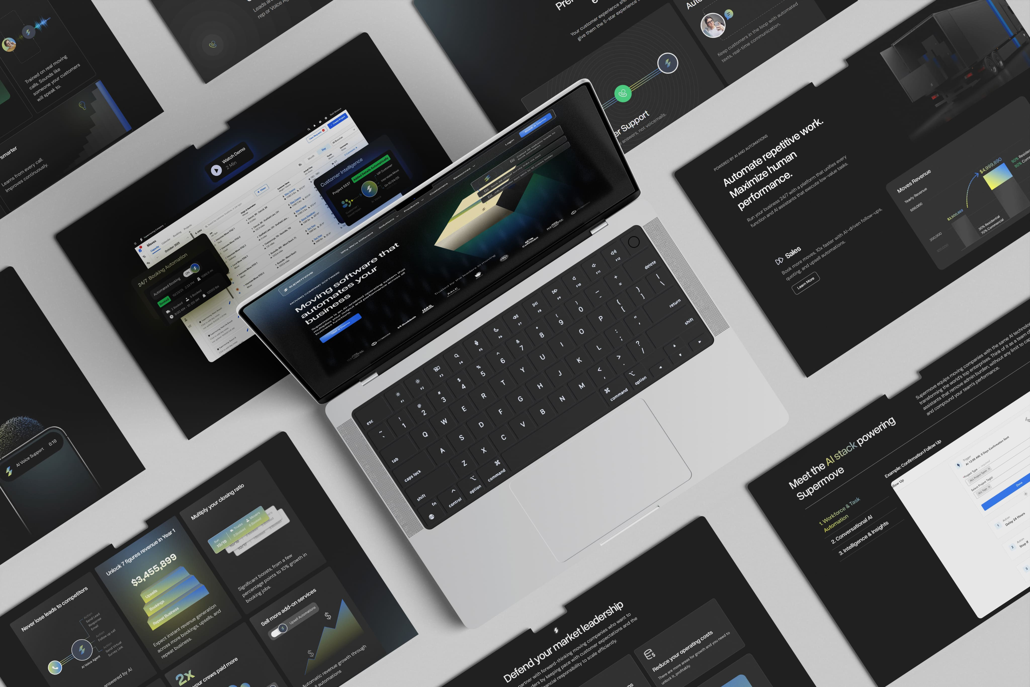 Supermove website design preview